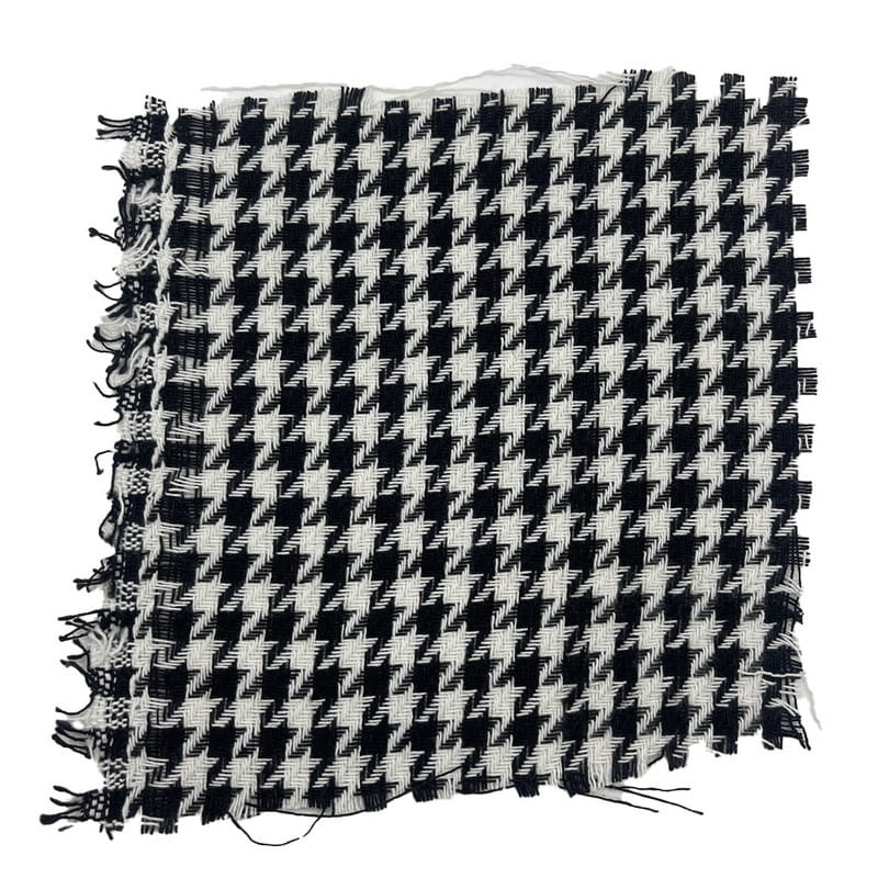 100 Polyester Houndstooth Fin tekstur vevde stoffer for klær 2138