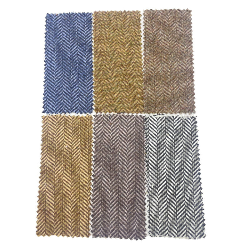 Fiskebein, klassisk mønster i flere farger i tilgjengelig for klær 3491